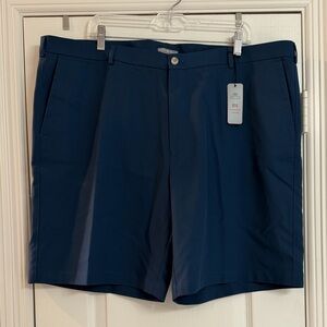 Peter Millar Dark Blue Flat Front Shorts